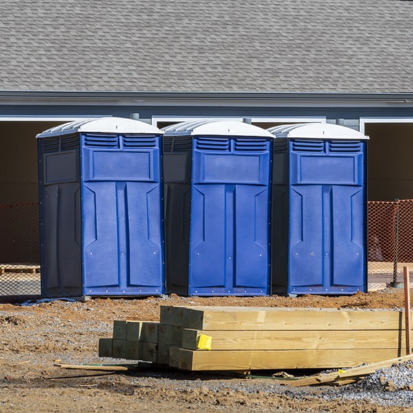 are there any restrictions on what items can be disposed of in the portable toilets in Mooers Forks New York